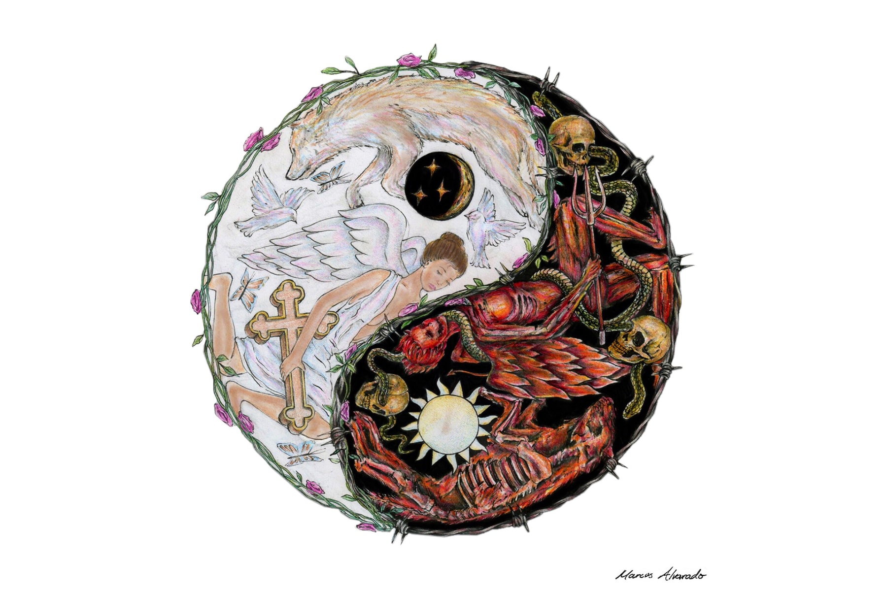 pen paper marcos alvarado artist illustration