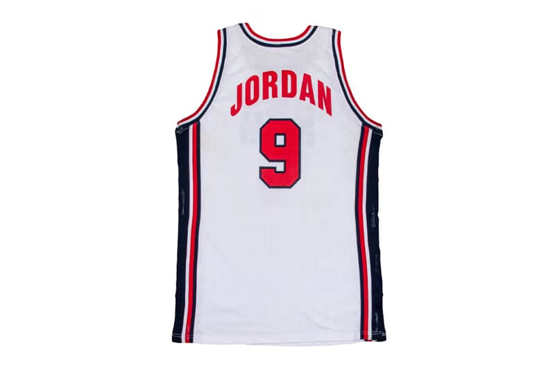 Michael Jordan game worn 1992 olympic Dream Team Jersey Sold auction 3 million usd