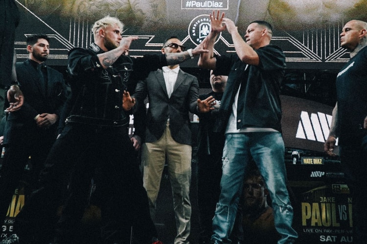 Watch Nate Diaz and Jake Paul Face Off in First Press Conference