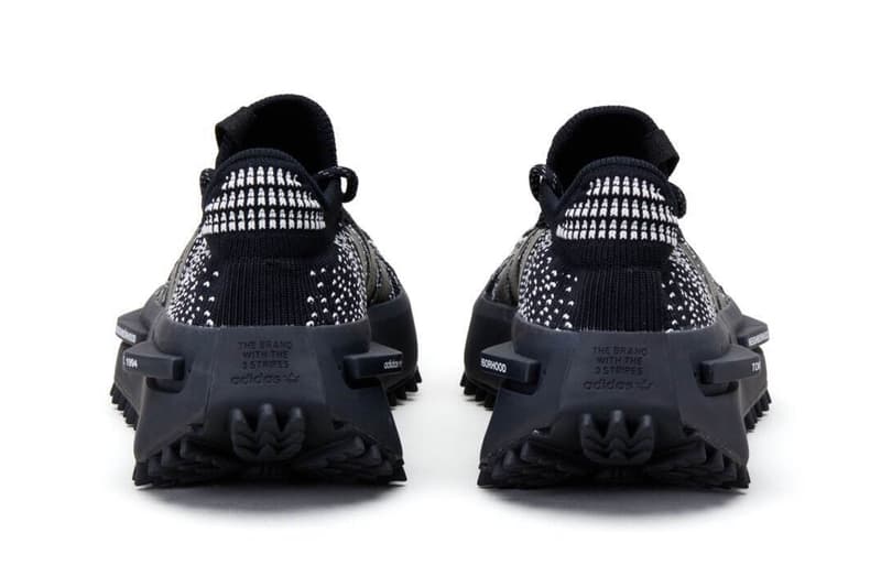 NEIGHBORHOOD adidas nmd S1 n knit black stitching low cut boot magnetic buckle release info date price