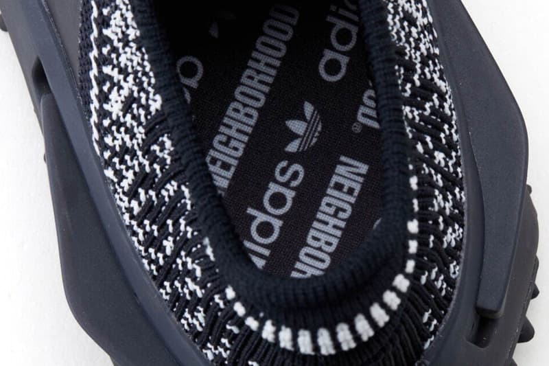 NEIGHBORHOOD adidas nmd S1 n knit black stitching low cut boot magnetic buckle release info date price