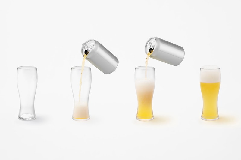 Nendo's Two-Way Beer Can Design Creates the "Ideal Foam"