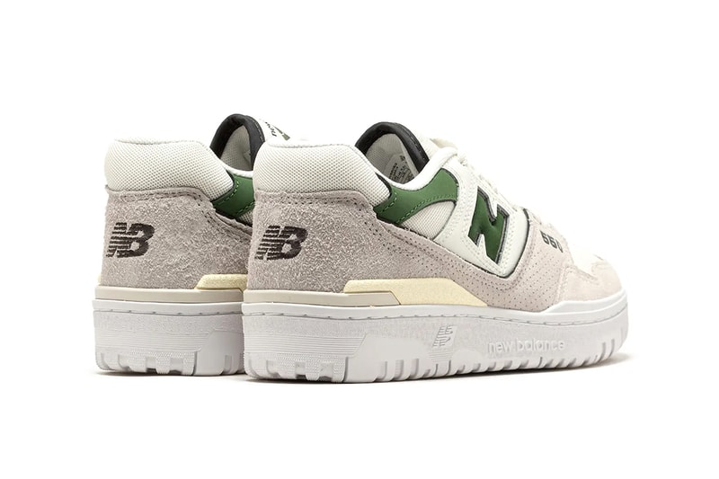 Pine Green Leather And Suede Cameo On This New Balance 550 - Sneaker News