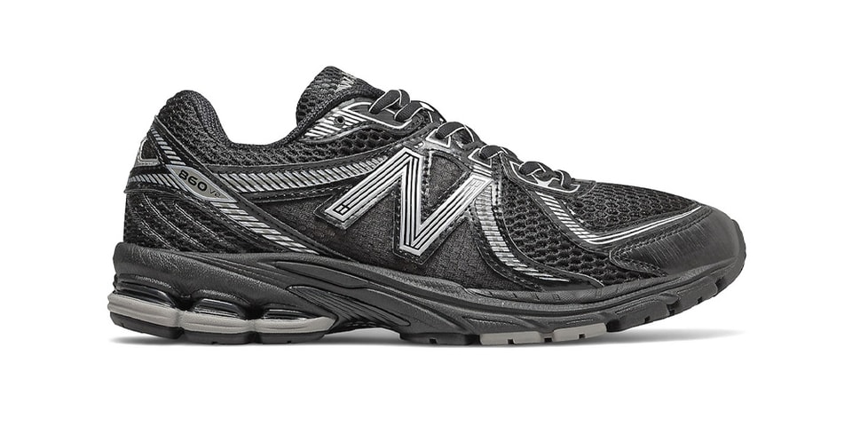 New Balance 860V2 Arrives in "Black/Silver Metallic"