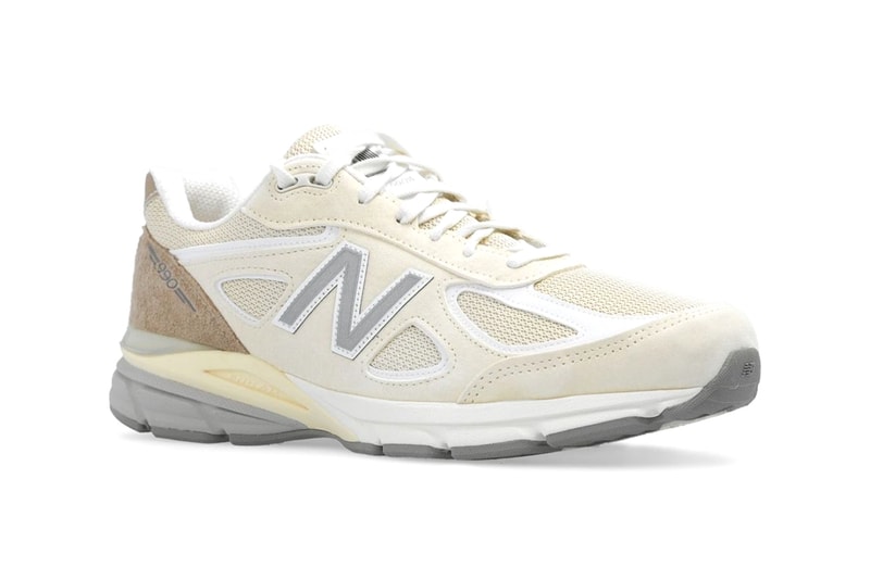 New Balance 990v4 Receives a Summer-Ready "Cream" Colorway U990TE4 made in usa boston teddy santis dad shoes sneakers 
