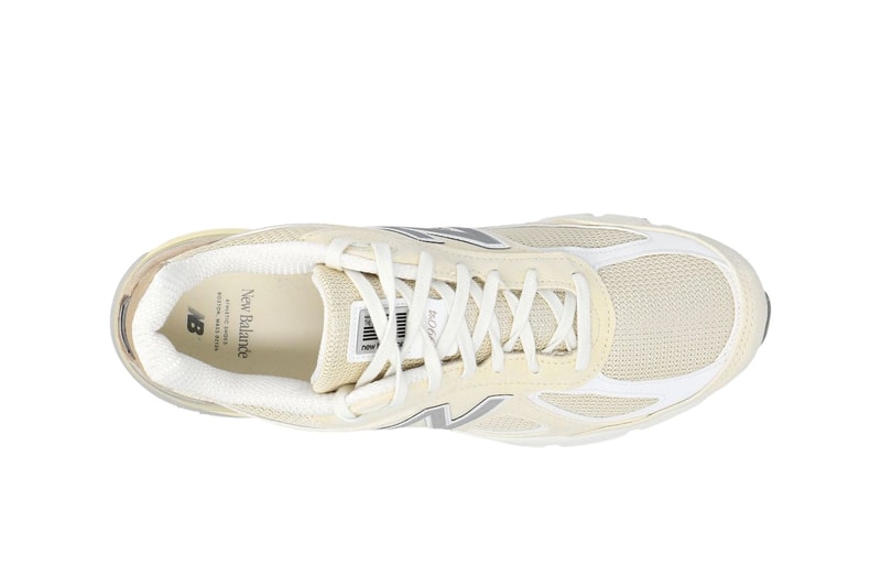 New Balance 990v4 Receives a Summer-Ready "Cream" Colorway U990TE4 made in usa boston teddy santis dad shoes sneakers 