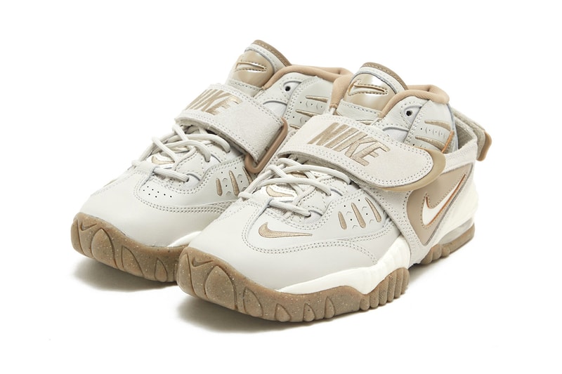 Nike Air Adjust Force Surfaces in "Light Bone/Khaki" DZ1844-200 Khaki/Light Bone/Gum Medium Brown swoosh sneakers shoes chunky dad shoes velcro strap