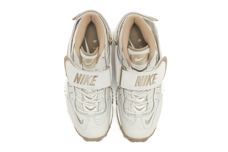 Nike Air Adjust Force Surfaces in "Light Bone/Khaki" DZ1844-200 Khaki/Light Bone/Gum Medium Brown swoosh sneakers shoes chunky dad shoes velcro strap