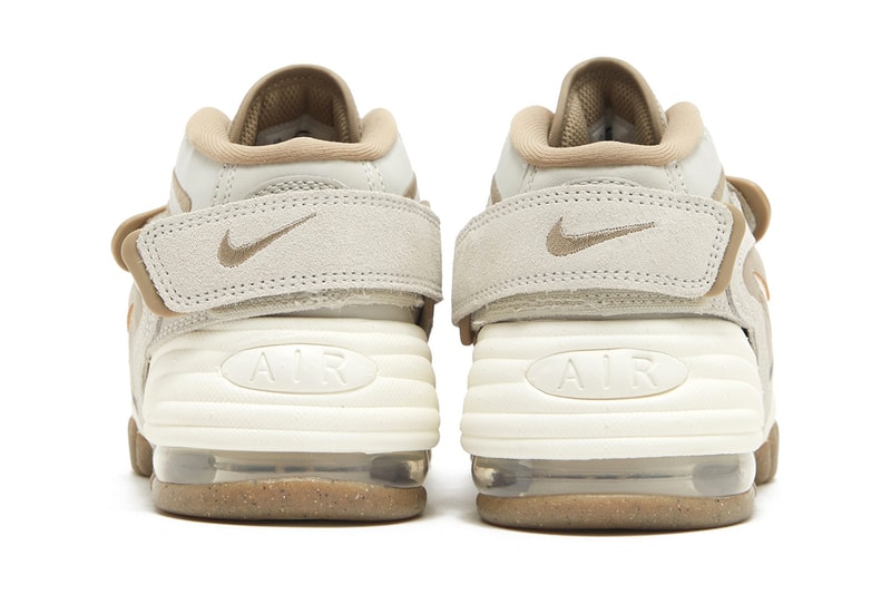 Nike Air Adjust Force Surfaces in "Light Bone/Khaki" DZ1844-200 Khaki/Light Bone/Gum Medium Brown swoosh sneakers shoes chunky dad shoes velcro strap