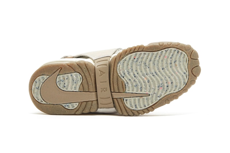 Nike Air Adjust Force Surfaces in "Light Bone/Khaki" DZ1844-200 Khaki/Light Bone/Gum Medium Brown swoosh sneakers shoes chunky dad shoes velcro strap