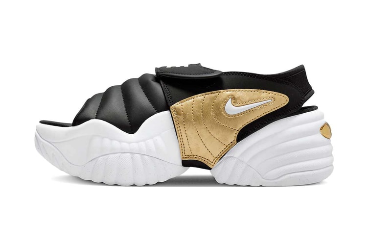 Nike Adds Speckles of "Metallic Gold" to Its Air Adjust Force Sandal