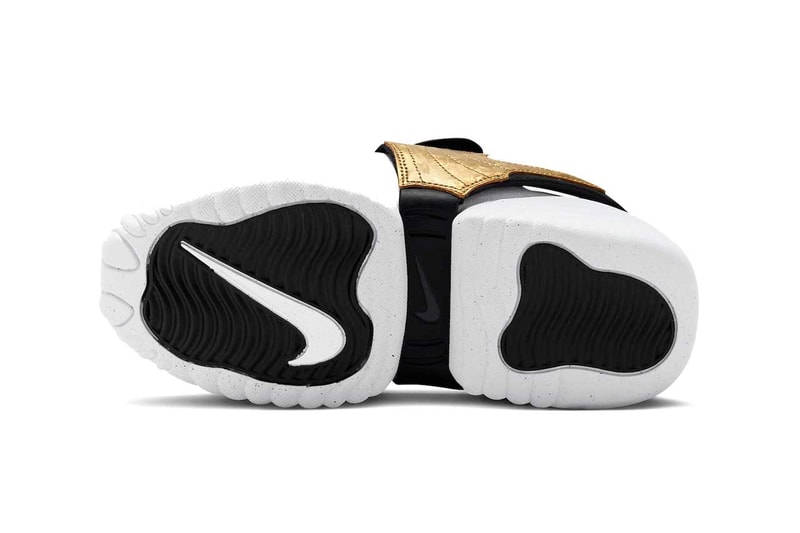 Nike Air Adjust Force Sandal Sneaker Shoes Trainers Footwear Fashion Style Streetwear Swoosh Just Do It White Black "Metallic Gold"