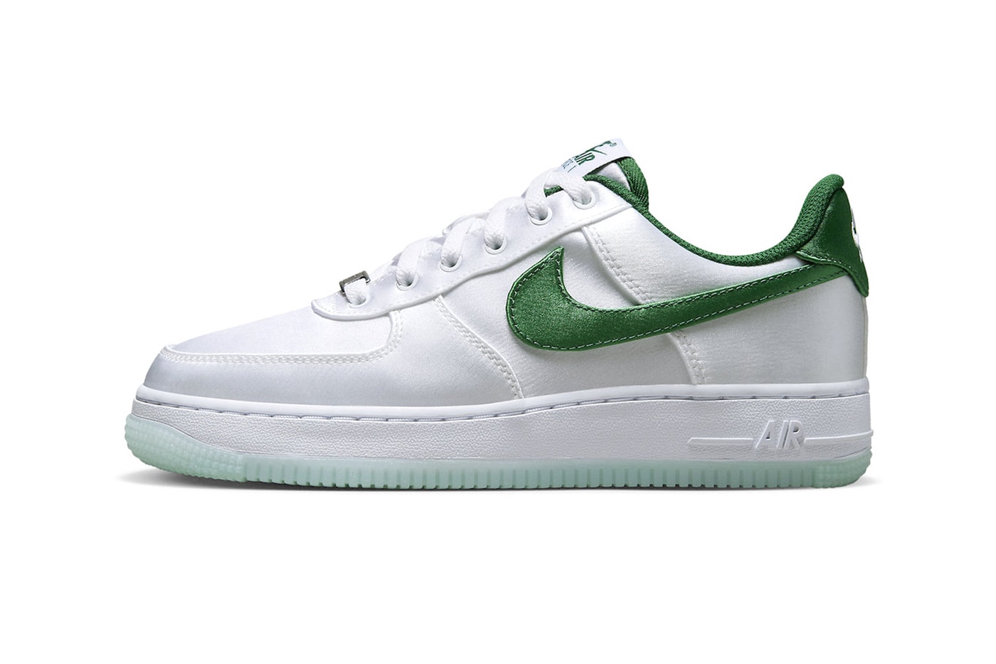 Nike Air Force 1 Low "Satin" White/Green DX6541-101 Release staple white sneakers summer shoes af1