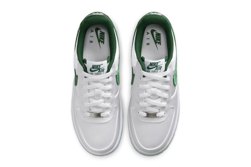 Nike Air Force 1 Low "Satin" White/Green DX6541-101 Release staple white sneakers summer shoes af1