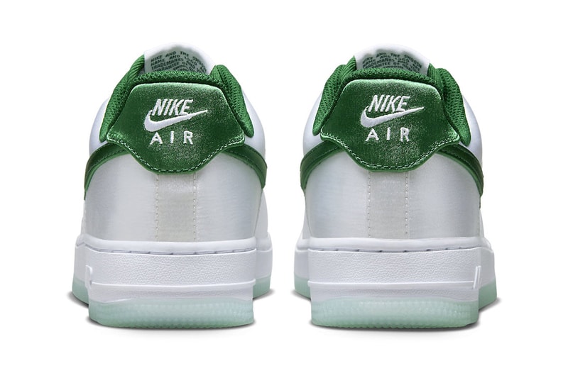 Nike Air Force 1 Low "Satin" White/Green DX6541-101 Release staple white sneakers summer shoes af1