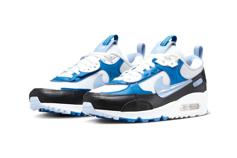 Nike Air Max 90 Cobalt Blue Footwear Sneakers Shoes Trainers Black Leather Just Do It Swoosh Michael Jordan Fashion Streetwear 
