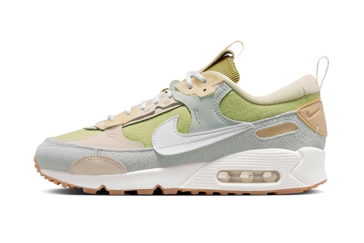 Nike Hit Its Air Max 90 Futura With Shades of Green, Grey, and White