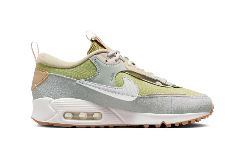 Nike Air Max 90 Futura Green Grey Cream Sneakers Footwear Trainers Fashion Streetwear Swoosh Just Do It