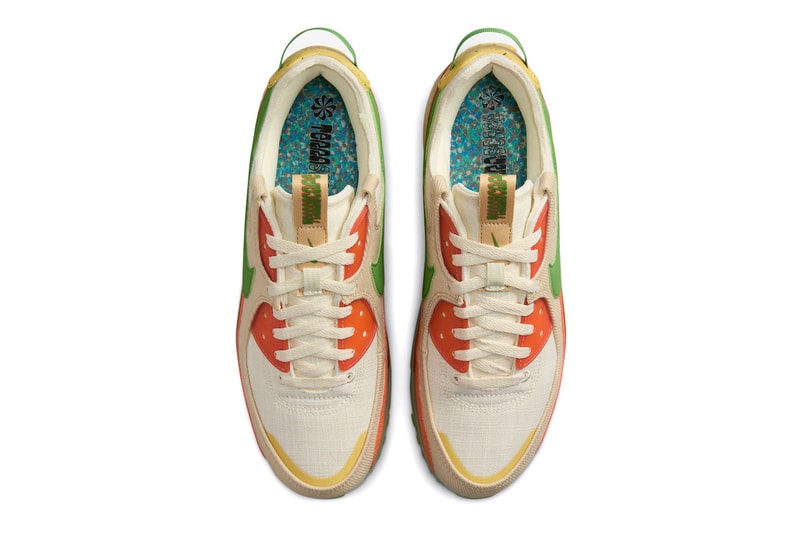 Nike Air Max 90 Terrascape Sneakers Trainers Footwear Translucent Outsole Green Orange Swoosh Just Do It Fashion Streetwear