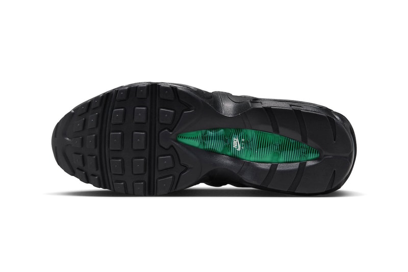 Nike Air Max 95 "Stadium Green" Has an Official Release Date DH8015-002 Black/Stadium Grey-Pearl Grey-Medium Grey-Light Graphite-White sneakers swoosh technical functional shoes