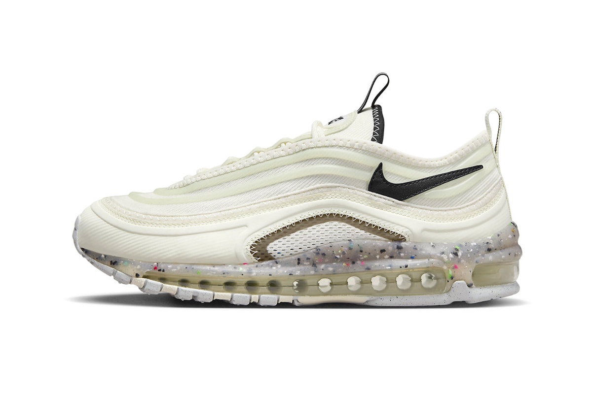 Nike Air Max Terrascape 97 Lands in "Sail/Black" for Summer 2023 DV7418-101 release info nike grind midsole swoosh nike everyday shoes white