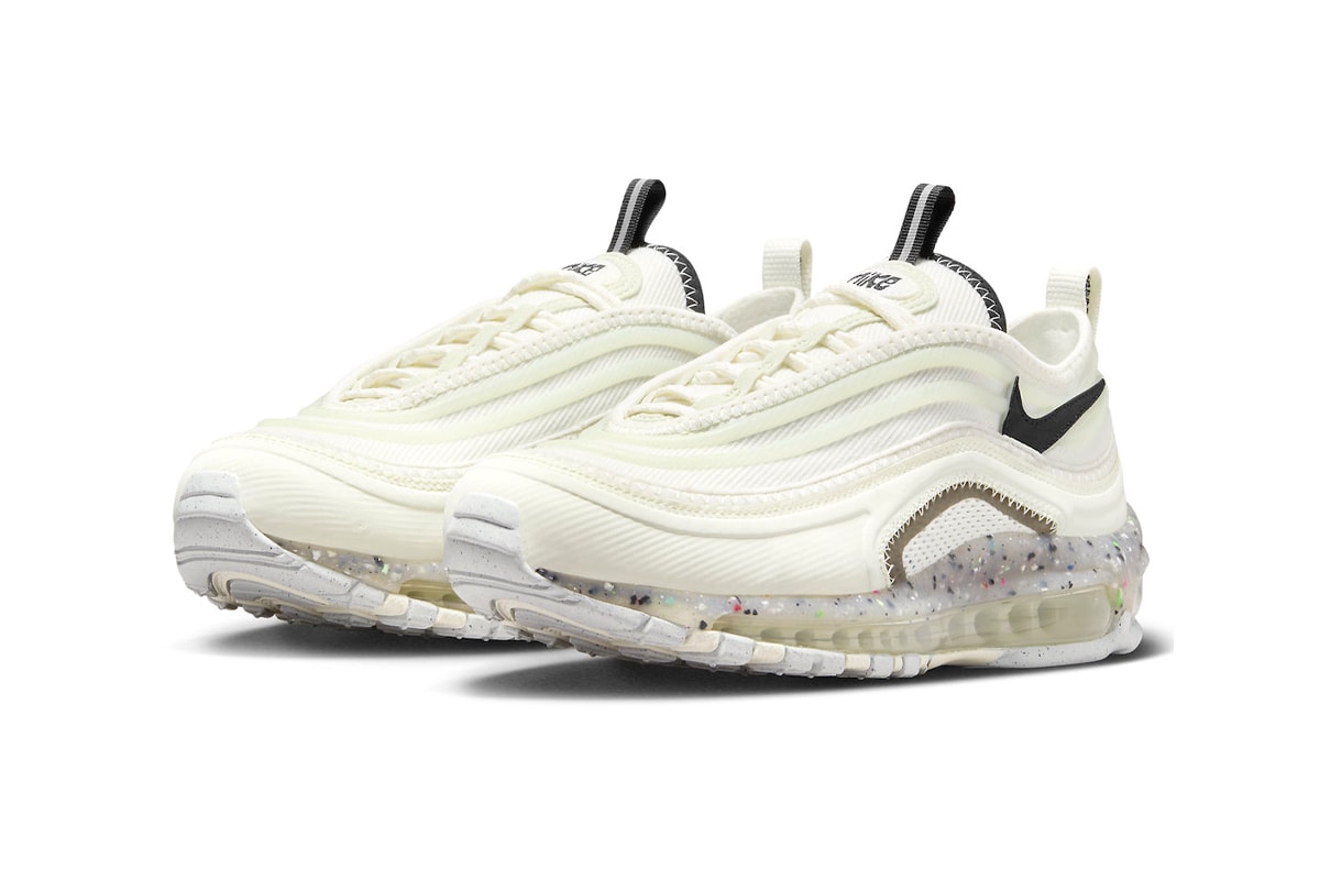 Nike Air Max Terrascape 97 Lands in "Sail/Black" for Summer 2023 DV7418-101 release info nike grind midsole swoosh nike everyday shoes white