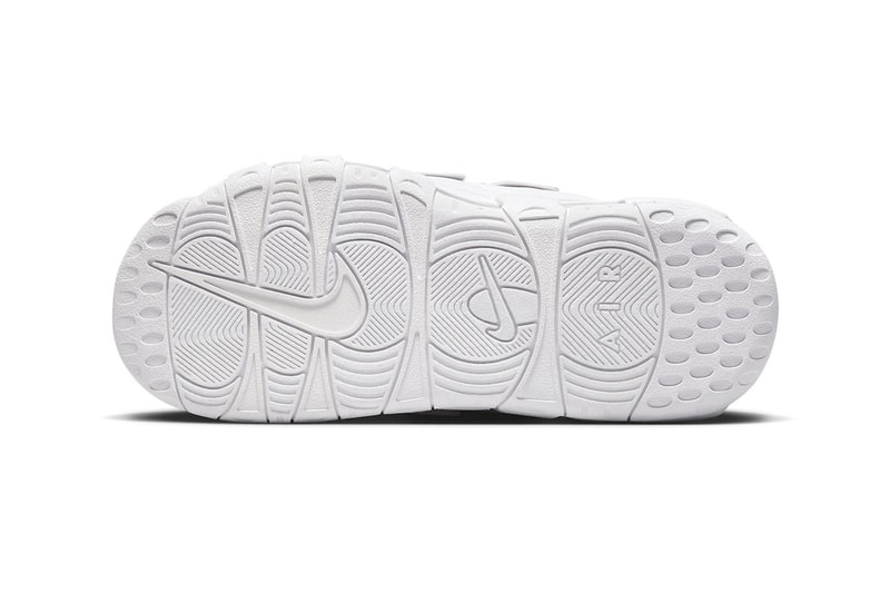 Nike Air More Uptempo Slide Arrive in "White/Red" FD9884-100 summer beach sandals basketball air jordan michael jordan