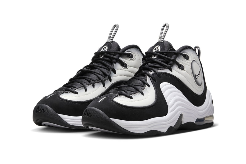 Official Look at the Nike Air Penny 2 "Panda" DZ2549-001 black white swoosh penny hardaway basketball high top stussy nike dunk low 