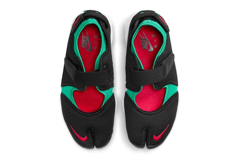 Nike Air Rift OG Kenya colorway womens exclusive tabi toe sandal black green re release info date price
