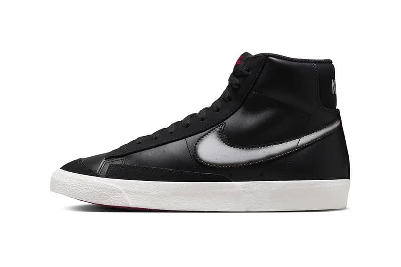 Nike Blazer Mid Sneakers Footwear Shoes Spray Painted Trainers Swoosh Just Do It Leather Mesh Red Detailing Supreme SB Nike Blazer Mid Victory