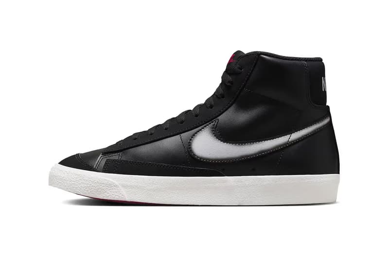 Nike Blazer Mid Sneakers Footwear Shoes Spray Painted Trainers Swoosh Just Do It Leather Mesh Red Detailing Supreme SB Nike Blazer Mid Victory