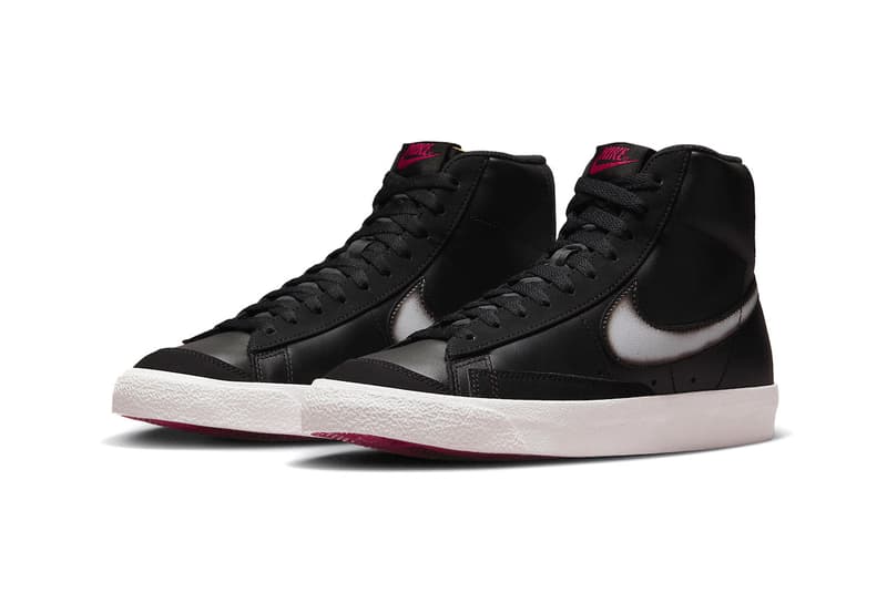 Nike Blazer Mid Sneakers Footwear Shoes Spray Painted Trainers Swoosh Just Do It Leather Mesh Red Detailing Supreme SB Nike Blazer Mid Victory