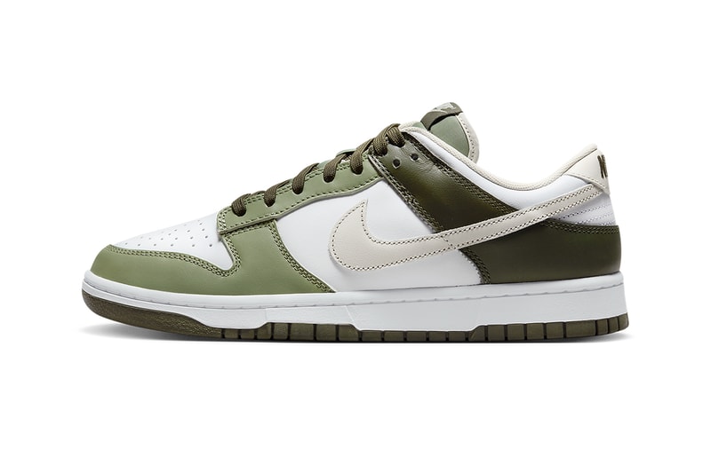 JustFreshKicks on X: The Nike Dunk Low Dusty Olive releases tomorrow at  10am ET 🧡🫒 Link ->   / X