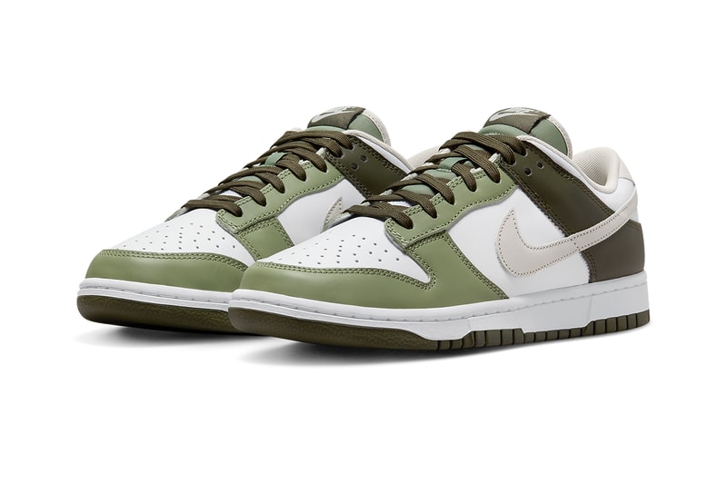 JustFreshKicks on X: The Nike Dunk Low Dusty Olive releases tomorrow at  10am ET 🧡🫒 Link ->   / X