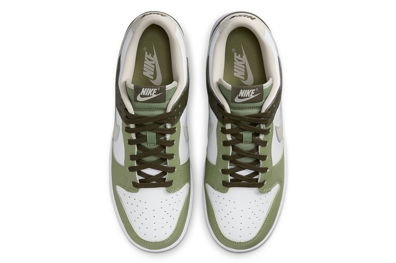 Nike Dunk Low Olive White FN6882-100 Release Date