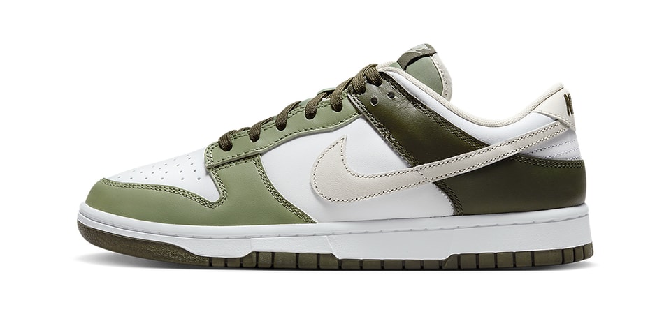 Various Shades of Olive Green Dress Up This Nike Dunk Low Colorway