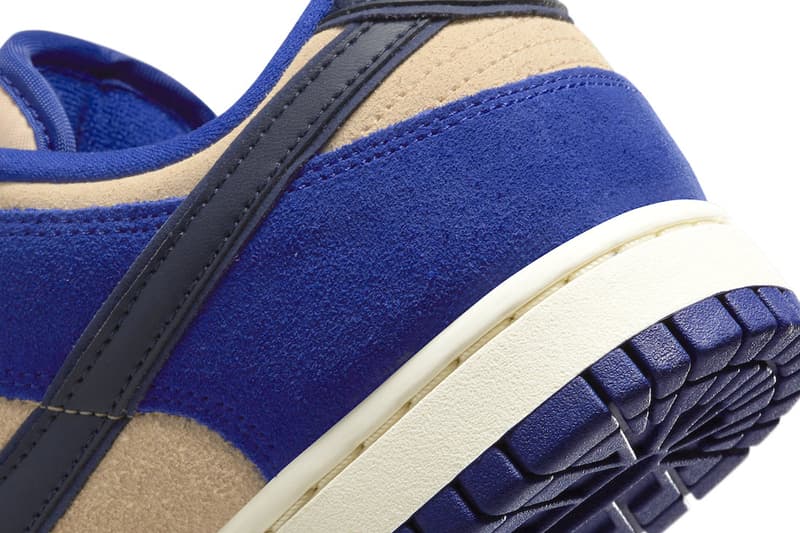 Nike Dunk Low "Blue Suede" DV7411-400 Official Release Deep Royal Blue/Sesame-Midnight Navy-Dark release info june summer 2023 dodgers swoosh