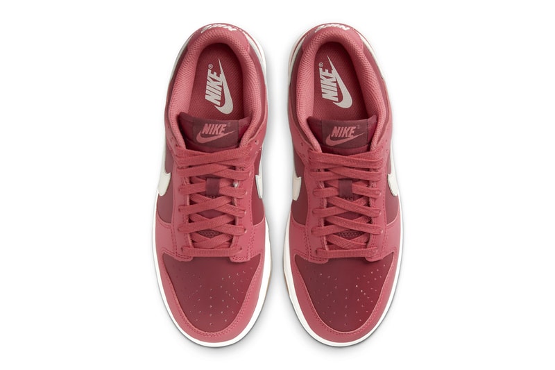 Nike Dunk Low Gets Outfitted in "Desert Berry" DD1503-603 low top nike swoosh staple wardrobe shoes summer classic