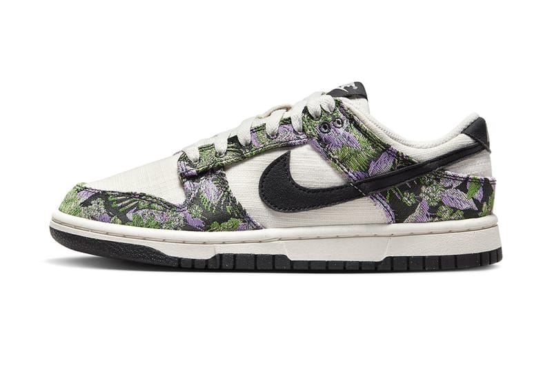 Nike Debuts the Nike Dunk Low Next Nature in Intricate "Floral Tapestry"
