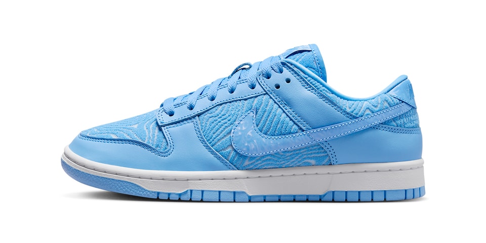 Topographic Detailing Hits the Nike Dunk Low
