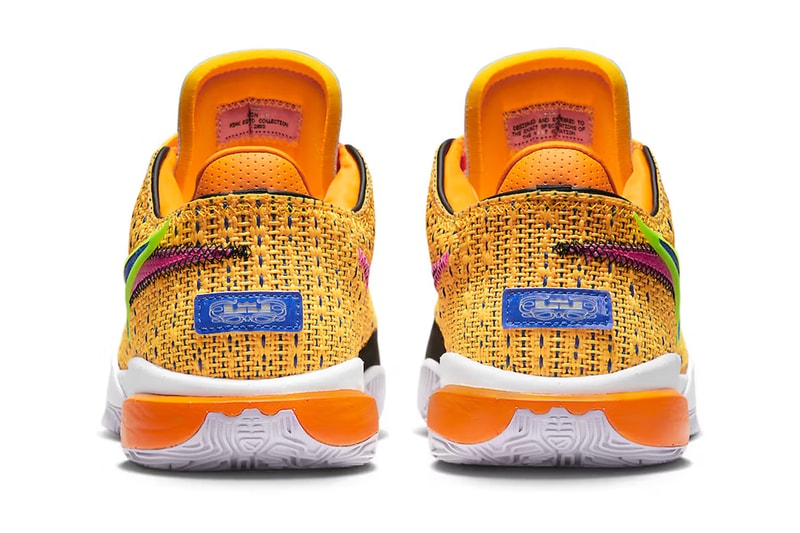 Official Look at the Nike LeBron 20 "Laser Orange" DJ5423-801 DJ5422-801 Laser Orange/Racer Blue-Hyper Pink-White basketball shoes bronny james king james lbj lebron james los angeles lakers basketball shoes nba