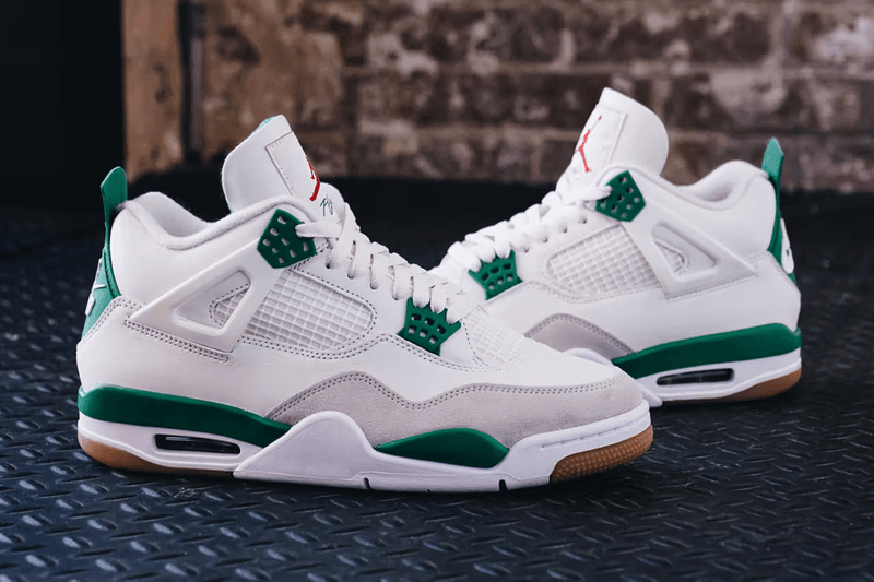 Nike Announces Nike SB x Air Jordan 4 "Pine Green" Restock