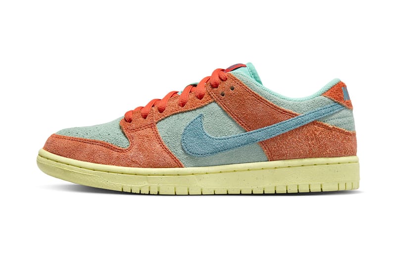 Official Look at the Nike SB Dunk Low "Orange/Noise Aqua"