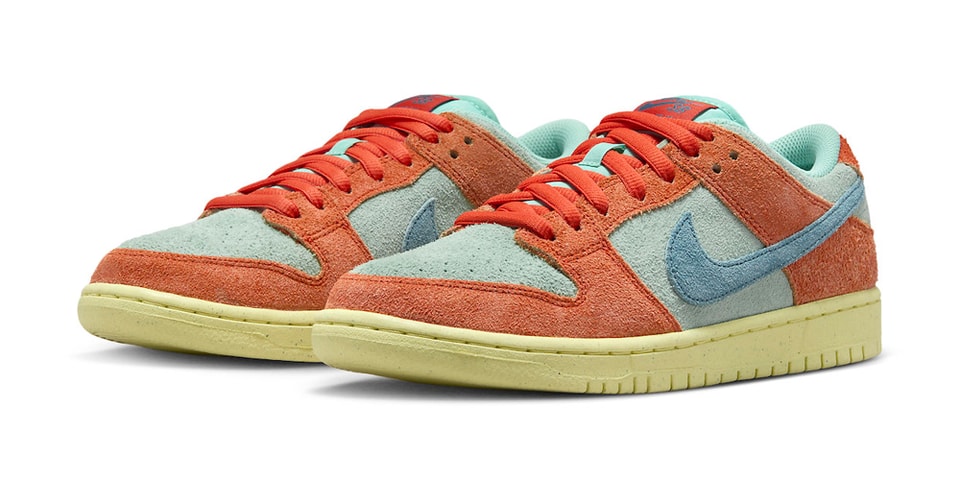 Official Look at the Nike SB Dunk Low "Orange/Noise Aqua"