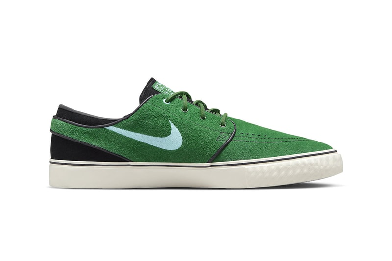 Nike SB Janoski OG+ Surfaces in "Going Green" DV5475-300 Gorge Green/Copa-Action Green-Bright Cactus-Enamel Green-Black skate shoes nike swosh low top