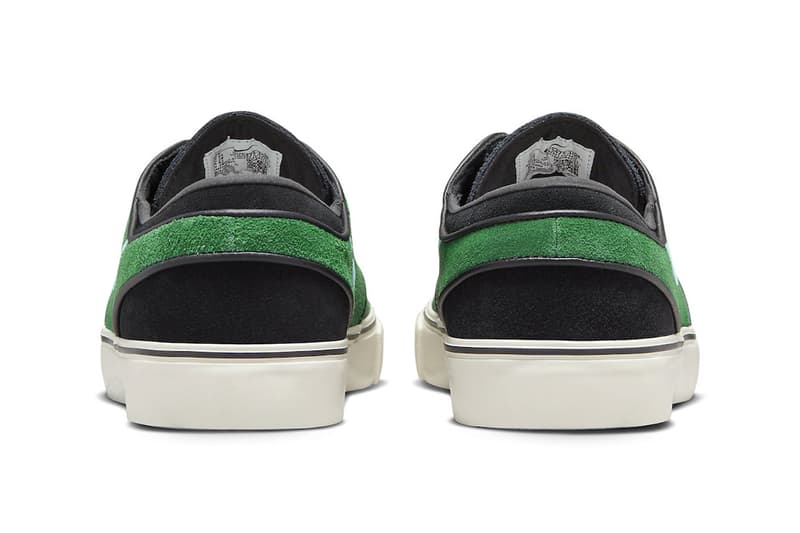 Nike SB Janoski OG+ Surfaces in "Going Green" DV5475-300 Gorge Green/Copa-Action Green-Bright Cactus-Enamel Green-Black skate shoes nike swosh low top