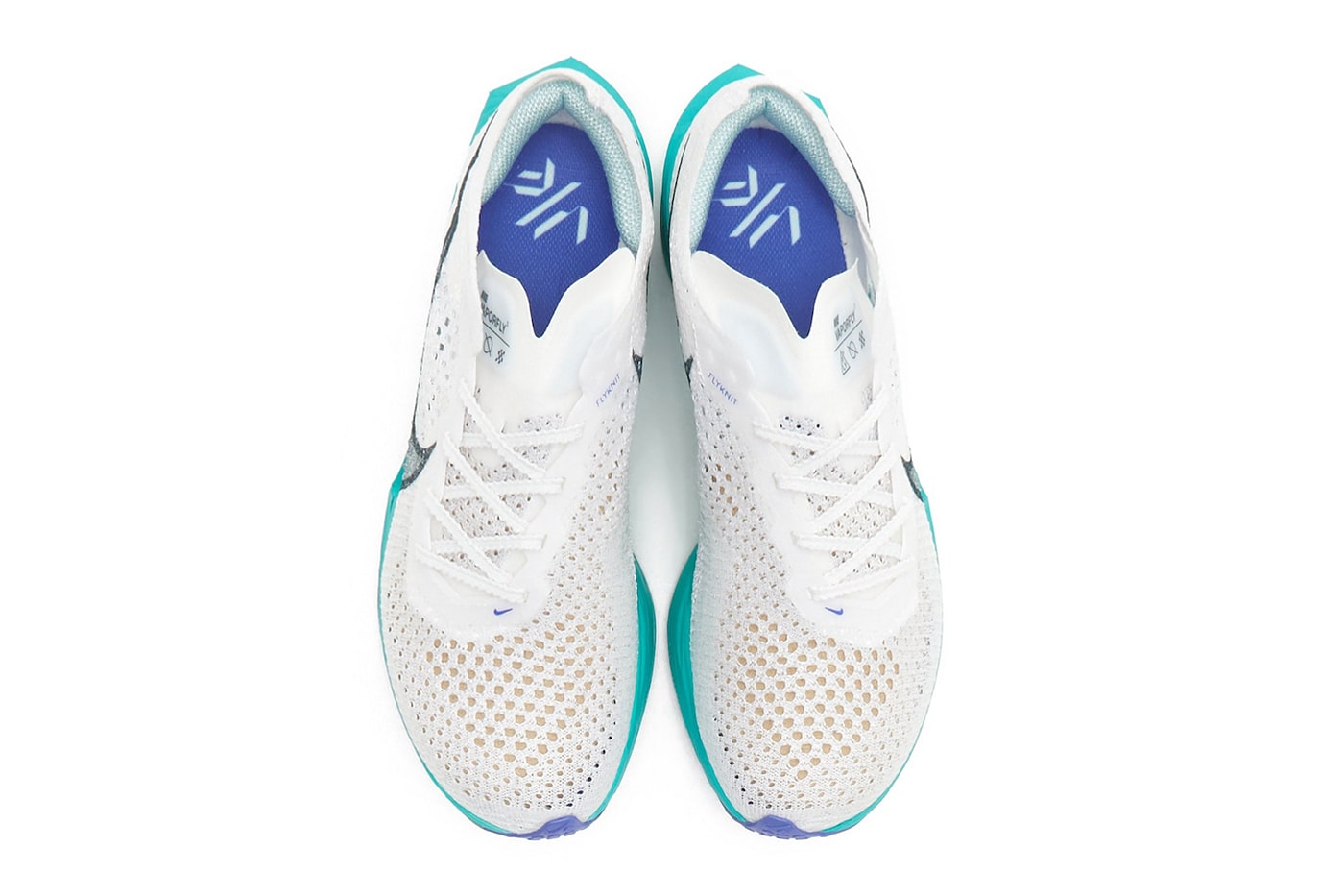 Nike ZoomX Vaporfly 3 Aquatone Release Info DV4129-102 Date Buy Price White Deep Jungle Jade Ice Clear Light Ultramarine