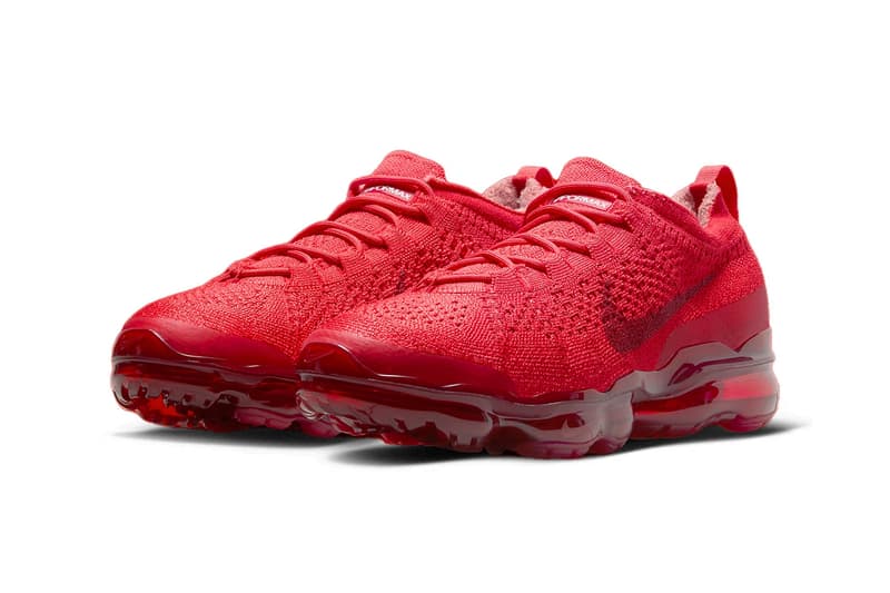 Nike Vapormax 2023 flyknit triple red knit release info date price