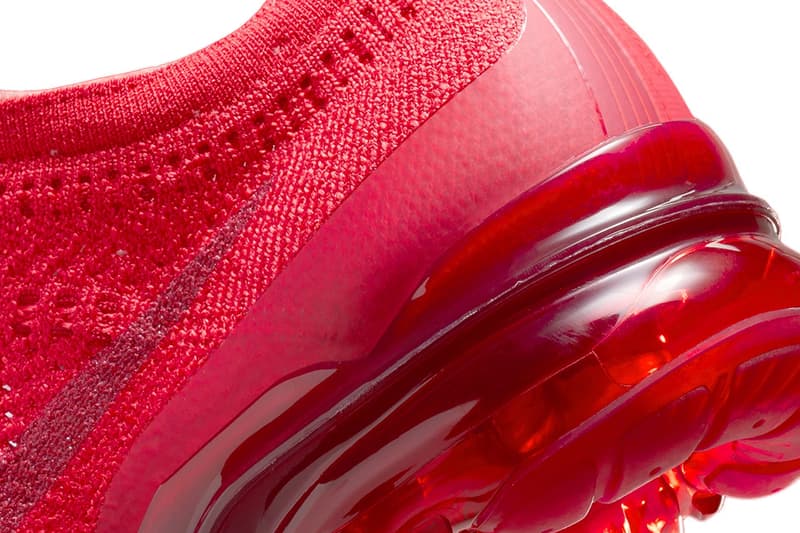 Nike Vapormax 2023 flyknit triple red knit release info date price