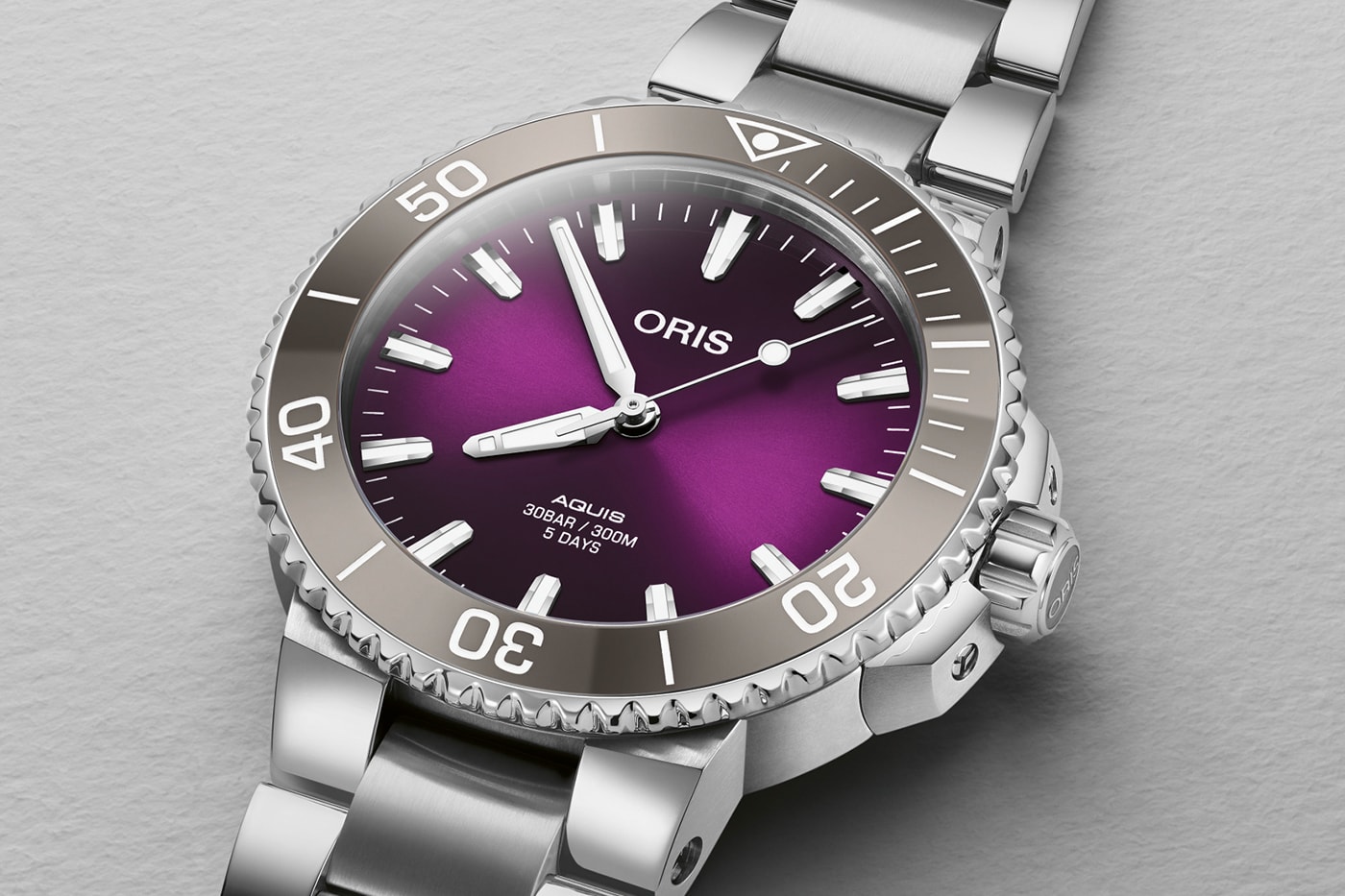 Oris 2023 Hölstein Edition Aquis Divers Watch Purple Dial Release Info